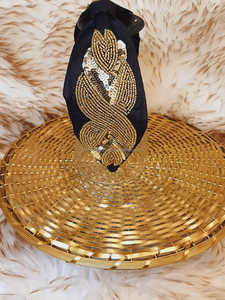 Bandeau de pickleball perlé 2025 – Designer, fait main, brodé, lumineux, léger – Bandeaux pour cheveux femme et enfant de haute qualité - Product Image 4