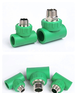 Cold Water Systems PPR <strong>Pipe</strong> Fittings <strong>Socket</strong> Female Tee Threaded Equal Tee Tube Connector Made Brass <strong>PP</strong> Material Forged - Product Image 5