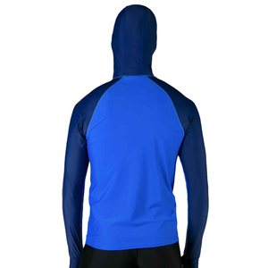 Mens Rash Guard Shirt <b>Long</b> <b>Sleeve</b> Quick Dry Breathable <b>Stretch</b> Swim Surf Fishing UV Protection Athletic Sportswear Training - Product Image 4
