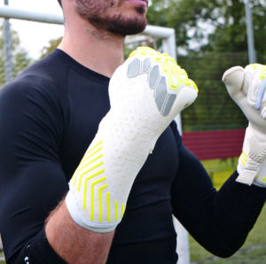 Gants de gardien de but de football professionnels de haute qualité, respirants, imperméables, avec doigts en latex, sangle de poignet réglable, à lacets - Product Image 4