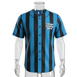 Ropa de Softbol para Adultos, Jersey de Béisbol con Cuello en V Bordado, Sublimación Personalizada, Unisex, Talla Grande, Secado Rápido, Transpirable - Product Image 1