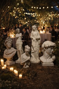 Estatuas de Figuras de Estilo Romano y Griego de Lujo, Esculturas Decorativas Premium para Pasillos de Boda y Entradas - Product Image 3