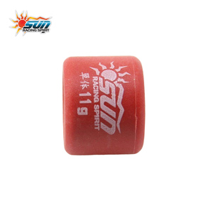 Rouleaux de poulie CVT en laiton SUN Racing 11G 20x15mm pour scooter PCX/CLICK125i/SKYDRIVE125, ensemble de rouleaux durables 6 pièces, nouveau rouge - Product Image 4