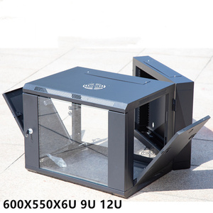 Low Price Double Section Wall Mounted 9u <strong>Network</strong> <strong>Cabinet</strong> - Product Image 2