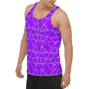 Custom Made Vests <b>Singlets</b> Sports <b>Men</b> 100% Polyester Breathable Sublimation Quantity Print Summer OEM Fitness Gym Tank Tops - Product Image 2