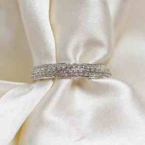 Anillo de compromiso de moissanita tallada en plata de ley chapada en oro con engaste de púas, anillo nupcial minimalista para fiesta - Product Image 6