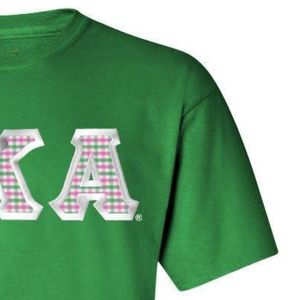Camiseta AKA Personalizada en Sarga Verde Kelly con Aplique de Letras AKA Bordadas, Manga Corta, Algodón, Informal - Product Image 4