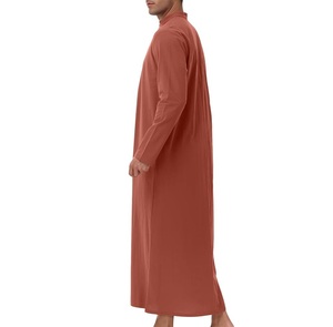 Wholesale Jubbah Islamic Clothing Saudi Arabic Daffah <b>Thobe</b> for Muslim <b>Mens</b> Jubbah Arabic Dubai Stylish Thobes Breathable - Product Image 2