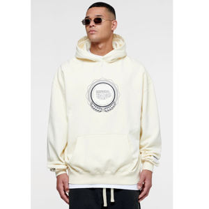 New Custom Logo Design Winter <b>Letter</b> Pattern Streetwear <b>Foam</b> Crewneck for Unisex Men's Pullover Hoodie Sweatshirt - Product Image 1