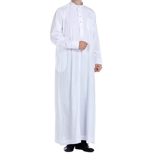 Abaya Islámica, Túnica de Dubái, Oriente Medio, con Bolsillos, Vestido Largo, Nuevo 2026, Venta al por Mayor, Vestido Musulmán para Hombre, Jubba Saudí, Thobe, Kaftán - Product Image 4