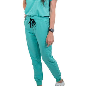 Pantalon de jogging unisexe à séchage rapide, taille élastique, 100 % polyester, pour tenues médicales, détection d'aiguilles, dentiste, salon de beauté, infirmière - Product Image 5