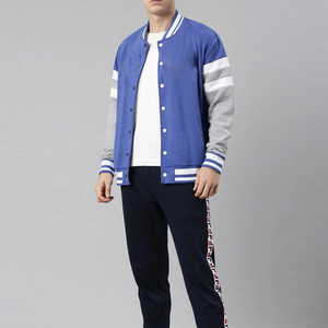 Chaqueta de Invierno Personalizada para Hombre, Estilo Universitario, de Béisbol, con Letras, de Lona y Cuero, con Cuello Alto, Manga Larga, Ropa de Abrigo de Otoño de Alta Calidad - Product Image 5