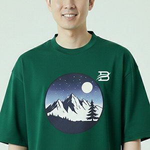 เสื้อยืดทรงบ็อกซี่สไตล์เฉพาะตัวสั่งทำพิเศษสำหรับผู้ชาย คุณภาพดี พิมพ์โลโก้ตามสั่ง เสื้อยืดแขนสั้นทรงบ็อกซี่สำหรับผู้ชาย - Product Image 5