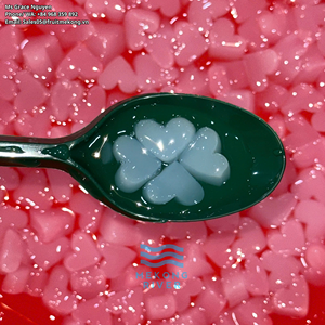 HALAL RAW AND SWEETENED NATA DE COCO CUBE/STICK/<b>HEART</b>/STAR/FLOWER/CYLINDER FOR BUBBLE TEA DESSERT EVENLY SIZED FROM MANUFACTURER - Product Image 4
