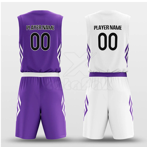 Conjunto de Uniforme de Baloncesto Reversible Personalizado para Hombre, Incluye Camiseta y Pantalones Cortos de Secado Rápido para Deportes de Equipo - Product Image 2