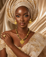 Parure de bijoux de luxe GALAM en laiton noir perlé avec pendentif cœur, collier, boucles d'oreilles et bague pour femme, bijoux de mariage africains