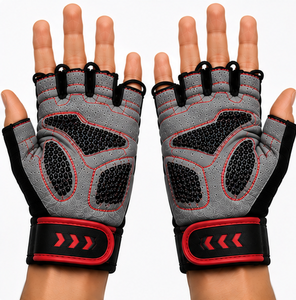 <b>Fingerless</b> Fitness Cycling <b>Gloves</b> flexible palm Design <b>for</b> <b>Men</b> Women Outdoor Bicycle Riding Fitness Racing Sports Comfortable - Product Image 1