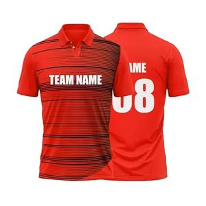 Polo en tricot personnalisé pour homme, coupe ajustée, en coton, style décontracté, avec fermeture éclair - Product Image 2