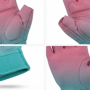 Service OEM, gants de fitness pour femmes, texture douce et agréable pour la peau, matériau mélangé, anti-odeur, coutures renforcées, gants de fitness - Product Image 3