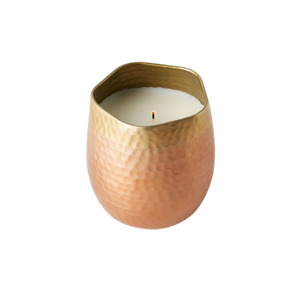 Portavelas de Cobre Martillado con Centro de Mesa para Velas, Decoración Elegante para Bodas - Product Image 1
