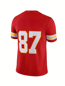 Best Design Unisex American Football Jersey Sleeveless 100% Polyester Breathable Quick Dry Summer Quality New Sports Wear Custom - Product Image 2