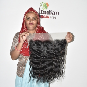 Frontal HD 13*6 <b>Body</b> <b>wave</b> hair Machine double weft Indian manufactures Natural Color Cuticle aligned women Human Hair Wholesale - Product Image 6