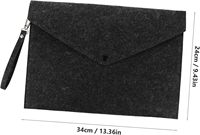 Organizador de Archivos, Bolsa para Recibos, Carpeta de Oficina, Bolsa de Fieltro para Archivos, Bolsa con Botón para Archivos, Sello para Documentos
