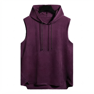 Camiseta sin Mangas TAYYAB STITCH LAB para Hombre, Holgada, con Capucha, Cuello Redondo, 100% Algodón, Formal, Nuevo Diseño, Alta Calidad, Gran Venta - Product Image 2