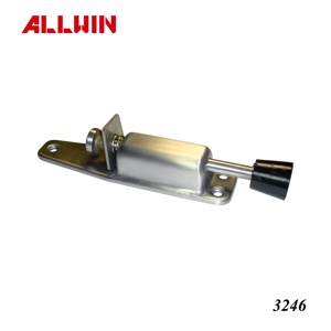 Butée de porte robuste en laiton à fixation au sol - Product Image 6