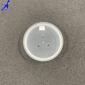 50 Uds. Frascos de polvo suelto para ventana acrílica con borde negro de 10g vacíos con tamiz adhesivo para sello de lengüeta - Product Image 5