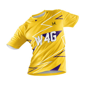 Camisetas de Fútbol Personalizadas para Hombre, Ligeras, Transpirables, que Absorben la Humedad, Anti-UV, Antibacterianas, con Estampado por Transferencia de Calor, 100% Poliéster - Product Image 5