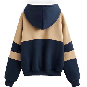 Vente en gros de sweats à capuche surdimensionnés pour femmes, 100% coton molletonné, respirant, coupe-vent, hiver, lavé, brodé, grande taille - Product Image 2