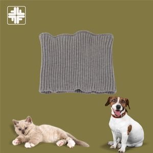 Sustainable RPET oyster Powder Knitted Customizable <b>Scarf</b> for Pet - Product Image 3
