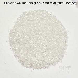 Diamants CVD ronds VS1 de 3,0 mm à 4,0 mm, cultivés en laboratoire, personnalisables, pour la fabrication de bijoux faits à la main, polis en Inde - Product Image 2