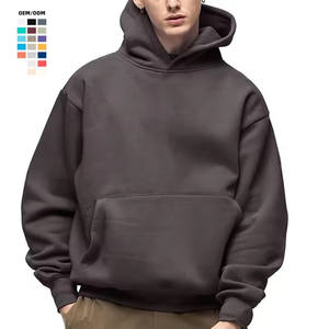 Sudadera con Capucha Gruesa y Pesada para Hombre, Hombros Caídos, 380 360 320 Gsm, Logotipo Personalizado, Felpa Francesa, Sudadera Oversize de Gran Gramaje - Product Image 1