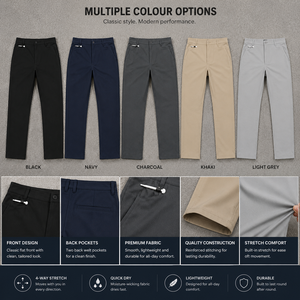 Women's Golf Pants Four-Way Stretch Spandex/Nylon Performance Golf Trousers Quick Dry Lightweight Golf Wear Custom Logo Golf - Product Image 4
