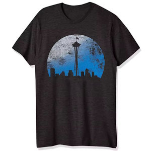 T-shirt vintage à imprimé graphique surdimensionné pour hommes et femmes, coton premium, col rond décontracté, manches courtes, coupe décontractée, streetwear - Product Image 1