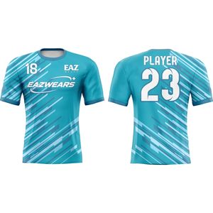 เสื้อฟุตบอลมืออาชีพ ชุดแข่งฟุตบอล แบบกำหนดเอง ชุดทีม ซับลิเมชั่น โพลีเอสเตอร์ รับผลิตแบบ OEM ODM ขายส่ง ผู้ผลิตเสื้อผ้าฟุตบอลชาย - Product Image 1