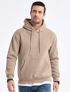 Custom Oversized Mens Hoodies Plain Cotton Blank Pullover Bulk Big Sizes Graphic Casual Men's Hoodies and Sweatshirt Regular Fit - Product Image 1