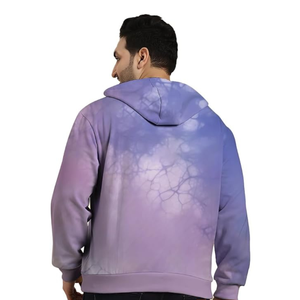 Sweat-shirt à capuche tie-dye pour homme, coupe classique, pull décontracté, vêtement d'automne, tissu tricoté, style oversize - Product Image 2