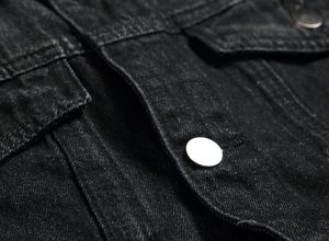 Veste en jean vintage pour homme, 100% coton, séchage rapide, coupe confortable, fermeture à boutons, design moderne et décontracté - Product Image 6