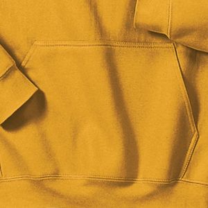 Womens Mustard <b>Gold</b> Pullover Hoodie The Twelve Club Graphic Front Print <b>Number</b> 12 Drawstring Hood Kangaroo Pocket Casual - Product Image 5