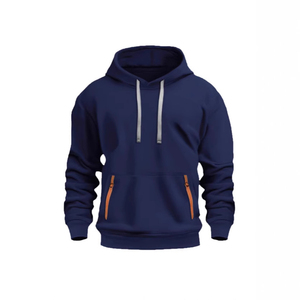 <b>Mens</b> Custom Fleece Hoodie <b>Pullover</b> Heavyweight Blank Hooded Sweatshirt Zipper Pocket - Product Image 4