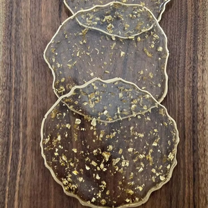 แผ่นรองแก้วชาเรซิ่นทำมือคุณภาพสูง 100% สำหรับใช้ในครัว กาแฟ และไวน์ จากซัพพลายเออร์อินเดีย - Product Image 1