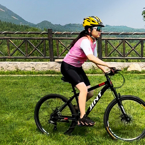 Bicicletta da <span class=keywords><strong>Montagna</strong></span> per Adulti 26 Pollici in Acciaio ad Alto Tenore <span class=keywords><strong>di</strong></span> Carbonio con Doppio Freno a Disco 21 Velocità per Fuoristrada, Corse e Sport all'Aperto - Product Image 3