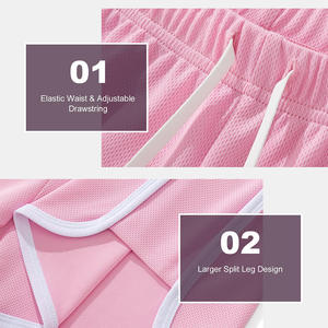 Ropa Deportiva de Uso Regular, Tejido de Poliéster de Malla Suave de Alta Calidad, Nuevo Estilo, Pantalones Cortos de Malla con el Diseño Más Reciente para Mujer - Product Image 4