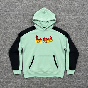 Sweat à capuche personnalisé pour homme en coton molletonné, style décontracté streetwear, fabricant et fournisseur OEM - Product Image 4