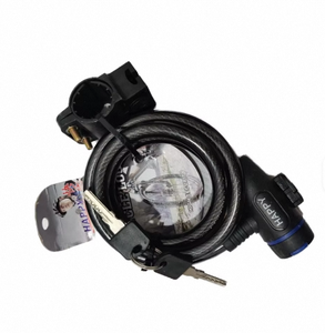 Verrou à combinaison réglable à quatre chiffres en caoutchouc durable à dégagement rapide, accessoire de vélo pour le cyclisme sur route et la remise en forme - Product Image 1