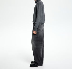 Jeans Casuales de Pierna Ancha para Hombre, Pantalones Vaqueros Urbanos de Corte Holgado, Estilo Hip Hop - Product Image 3