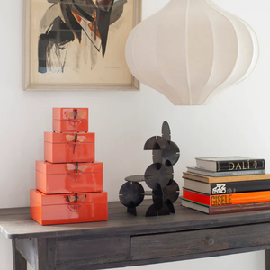 Luxury Artisan Viet Nam Lacquer Box Dragonfly MOP Inlay Decorative Storage Case for High End Interior Design Projects - Product Image 2